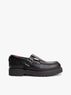 Archive Leather Cleat T-Bar Shoes — Black 1