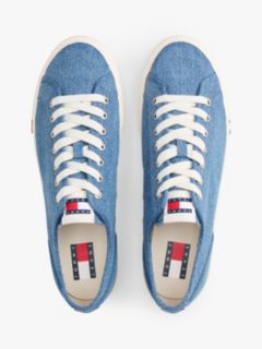 Archive Flag Stripe Denim Trainers — Blue 3