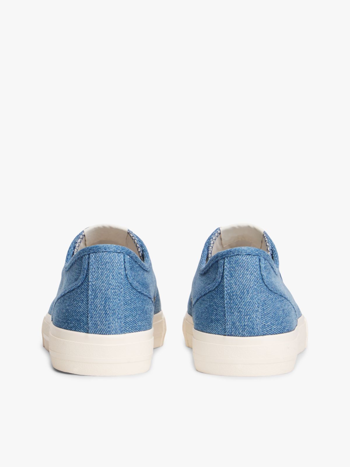 Archive Flag Stripe Denim Trainers — Blue