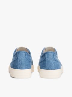 Archive Flag Stripe Denim Trainers — Blue 4