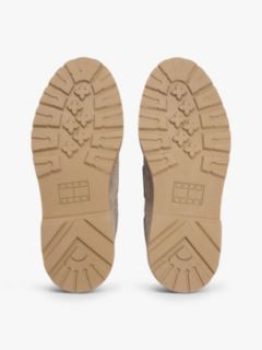 Archive Cleat Textured Suede Boat Shoes — Beige 5