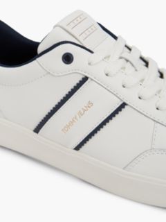 Lightweight Court Trainers With Leather — Blue 6