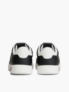 Lightweight Court Trainers With Leather — Black 4