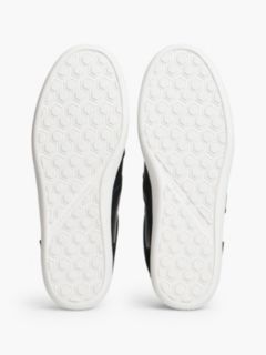 Lightweight Court Trainers With Leather — Black 5