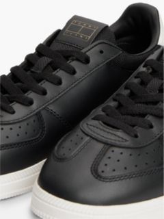 The Greenwich Logo Trainers With Leather — Black 6