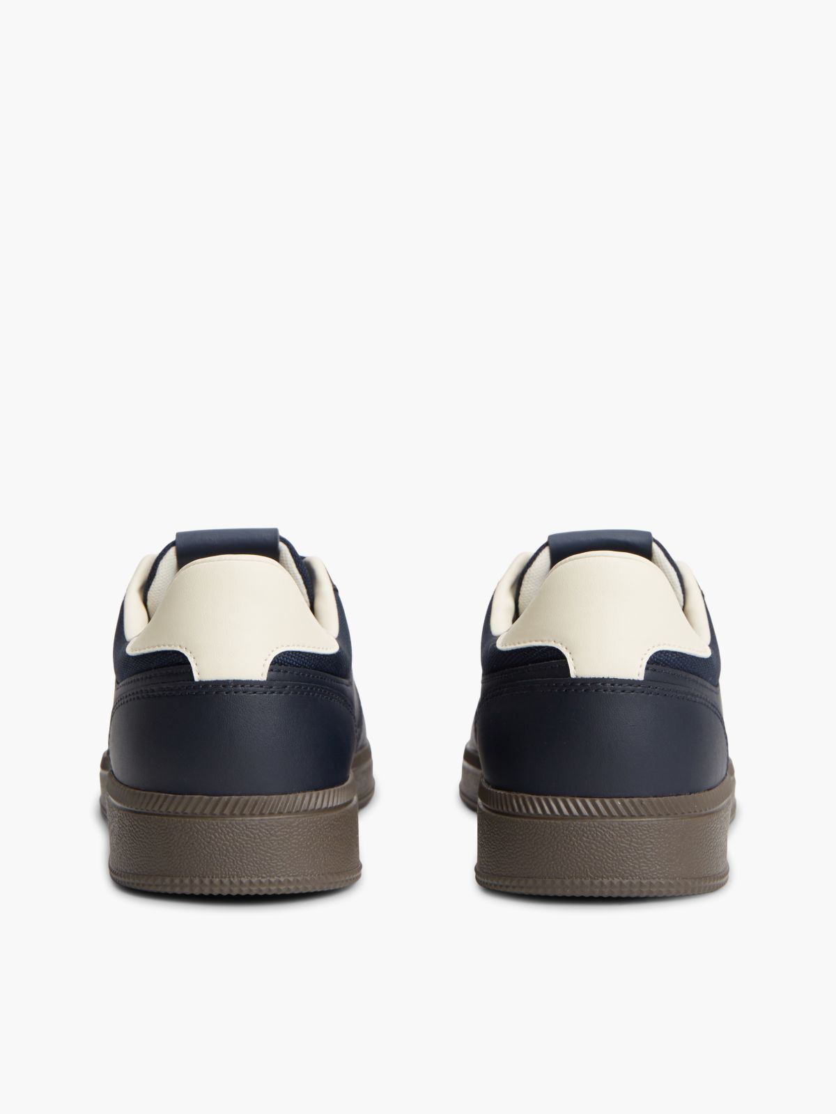 The Greenwich Logo Trainers With Leather — Blue