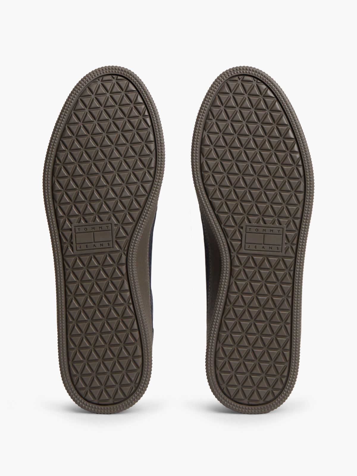 The Greenwich Logo Trainers With Leather — Blue