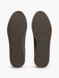 The Greenwich Logo Trainers With Leather — Blue 5