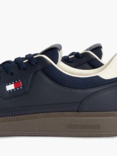 The Greenwich Logo Trainers With Leather — Blue 6