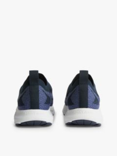 Logo Knit Pull-On Trainers — Blue 4