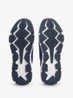 Logo Knit Pull-On Trainers — Blue 5