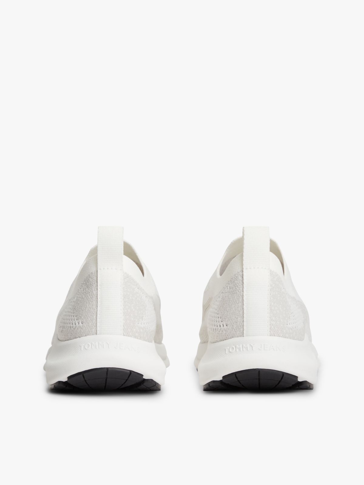 Logo Knit Pull-On Trainers — White
