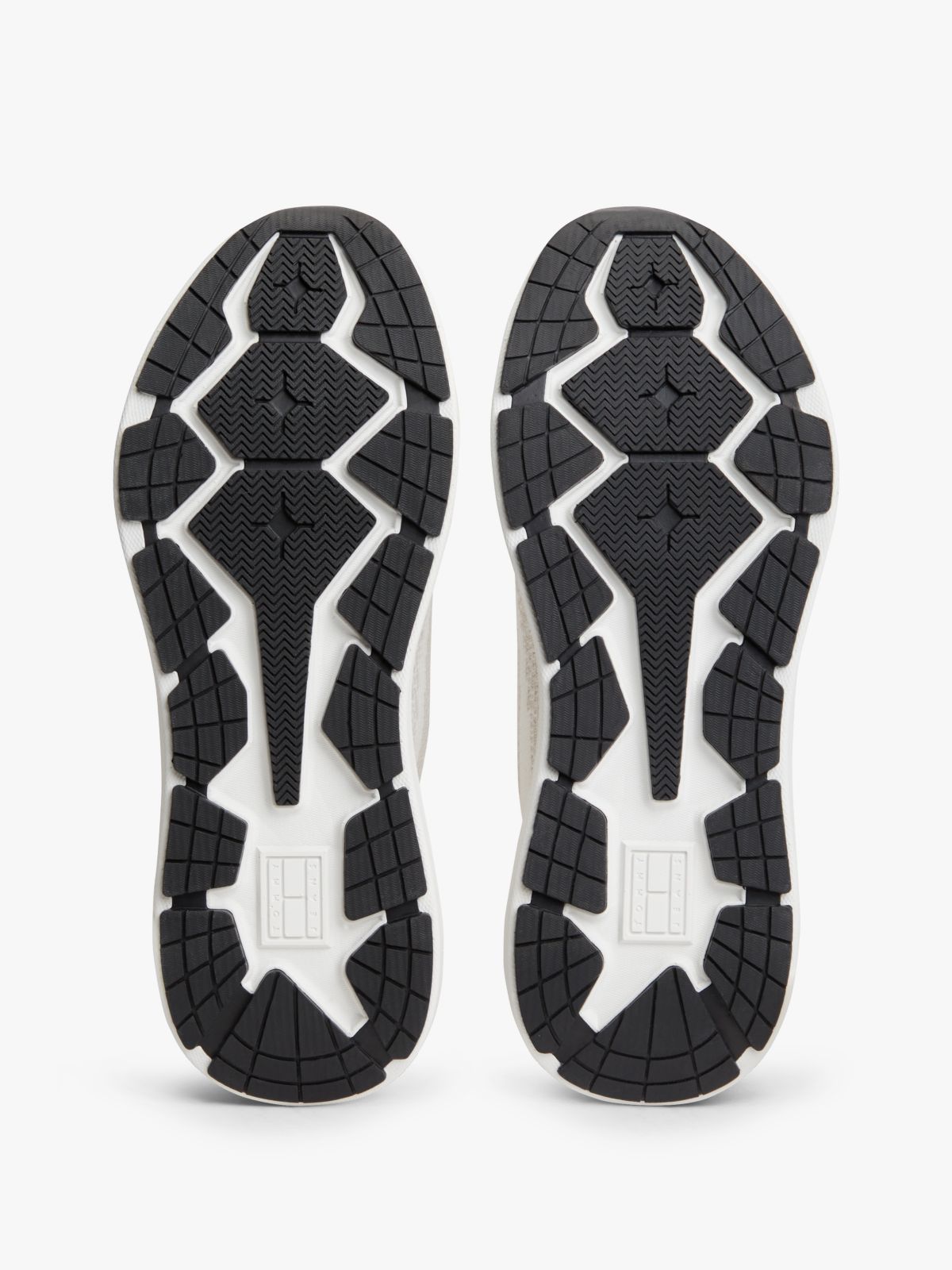 Logo Knit Pull-On Trainers — White