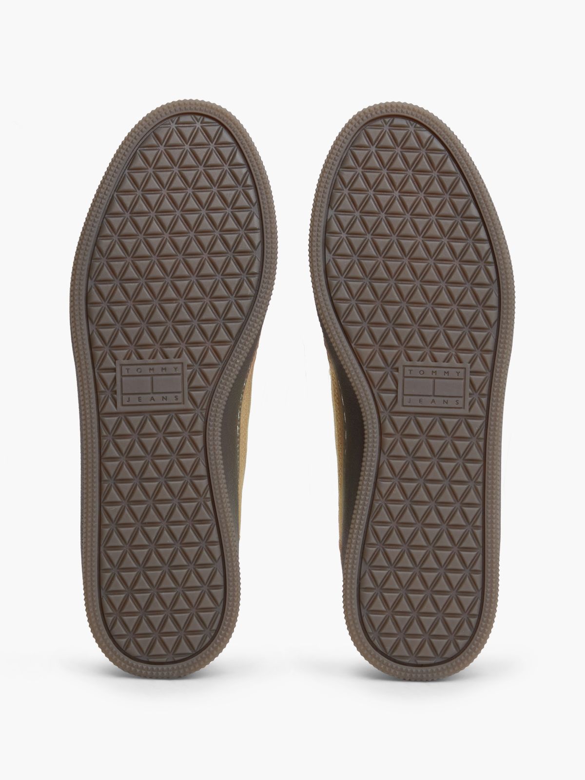 The Greenwich Logo Suede Court Trainers — Beige