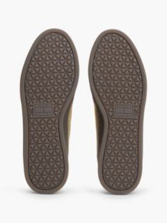 The Greenwich Logo Suede Court Trainers — Beige 5