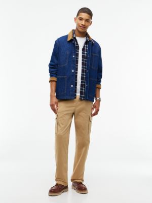 bruin archive leren halfhoge veterlaars voor heren - tommy jeans