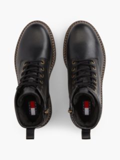 Archive Warm Lined Leather Lace-Up Boots — Black 3