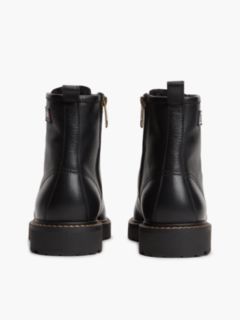 Archive Warm Lined Leather Lace-Up Boots — Black 4