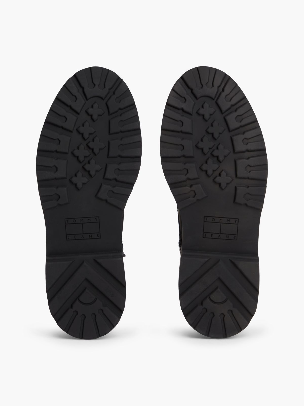 Archive Leather Lace-Up Mid Boots — Black