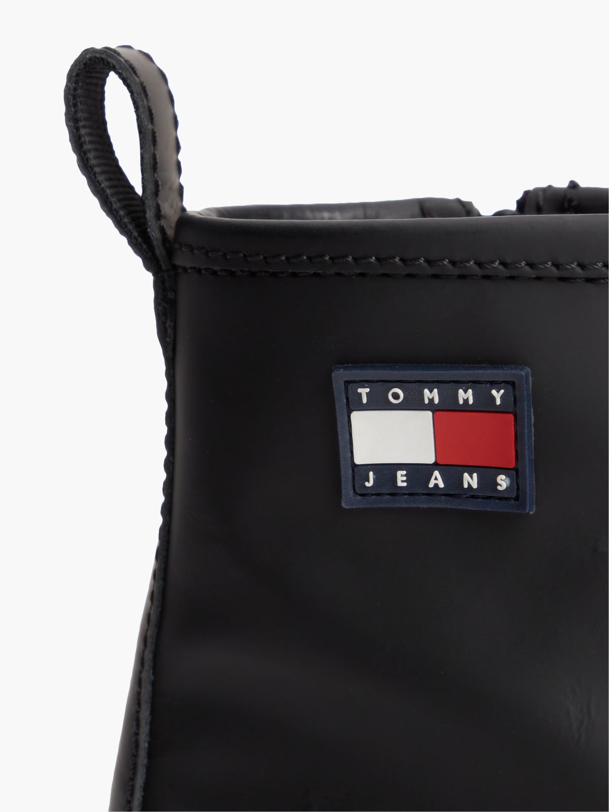 Archive Leather Lace-Up Mid Boots — Black