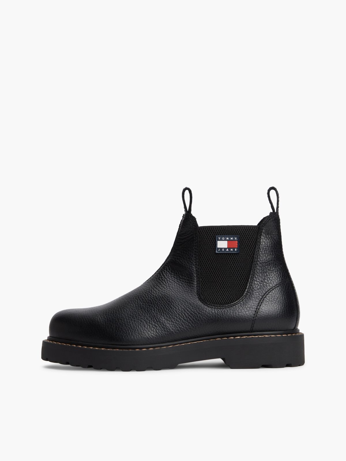 Archive Warm Lined Leather Chelsea Boots — Black