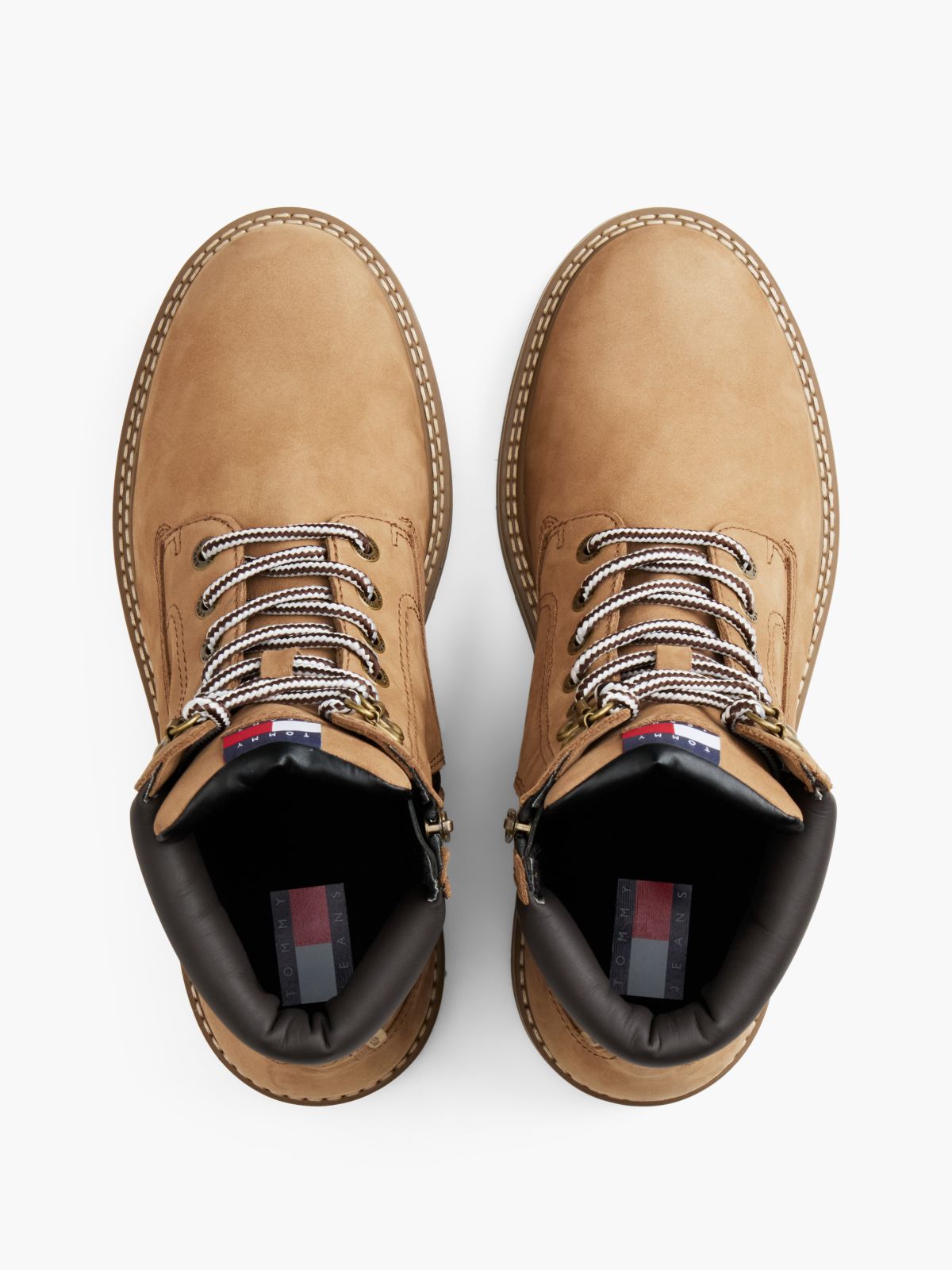 Archive Leather Warm Lined Boots — Brown