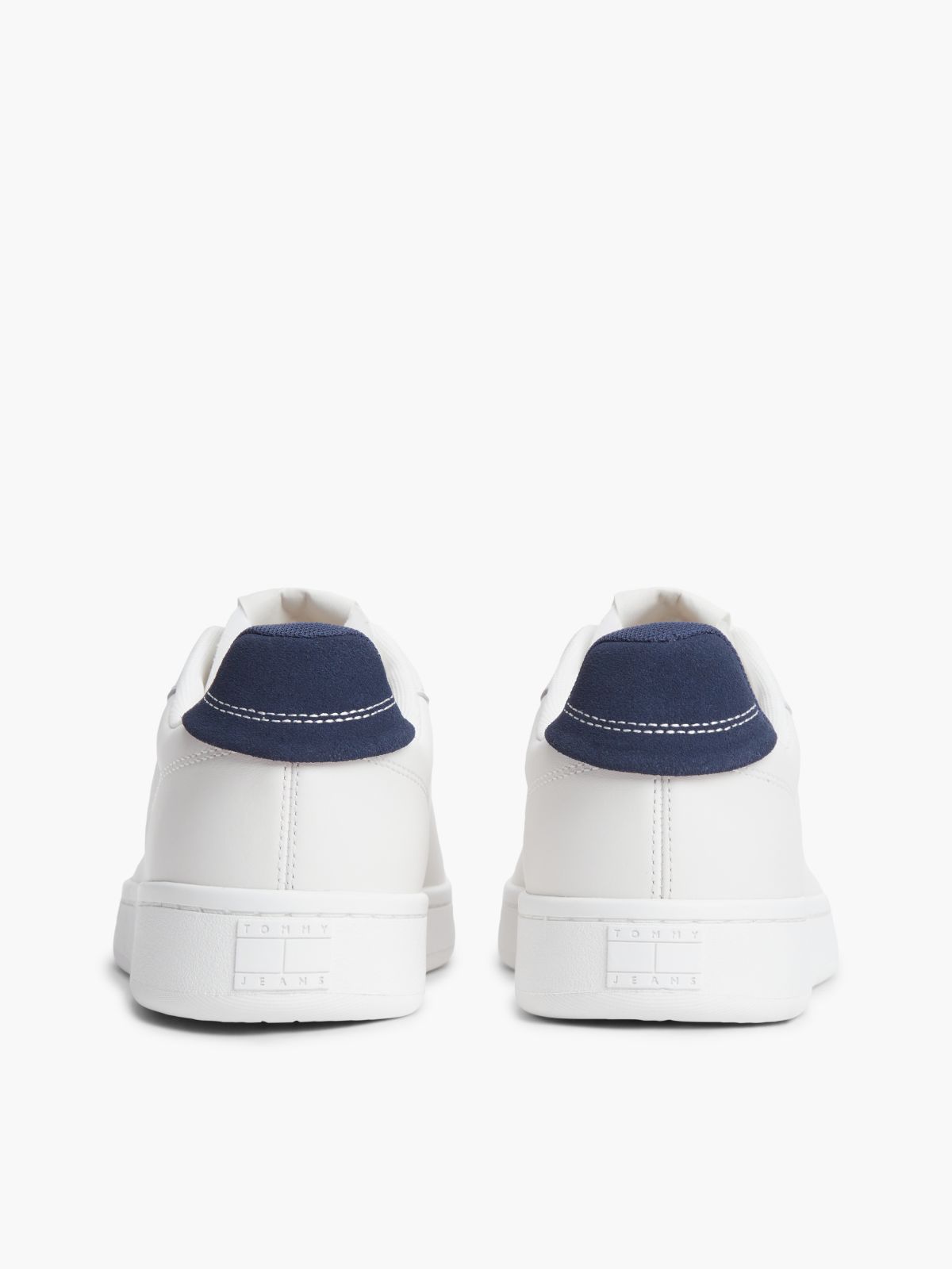 Leather Archive Court Trainers — White