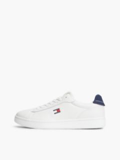 Leather Archive Court Trainers — White 7