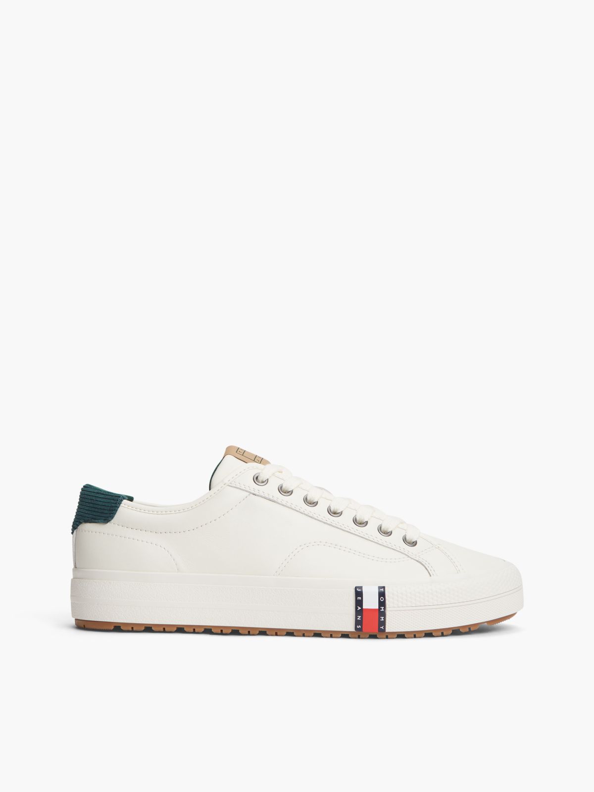 Archive Leather Flag Stripe Cleat Trainers — White