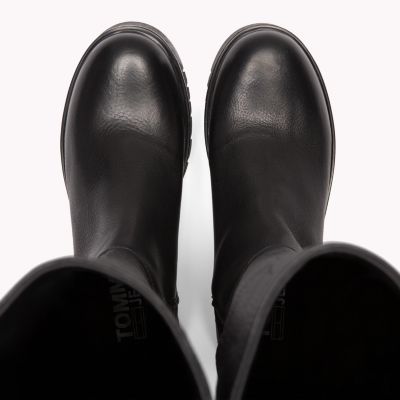 tommy jeans flat sock boot
