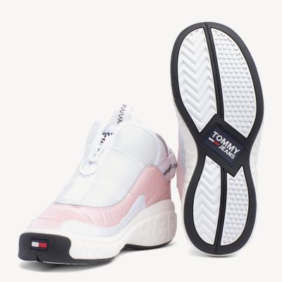 chunky tan trainers