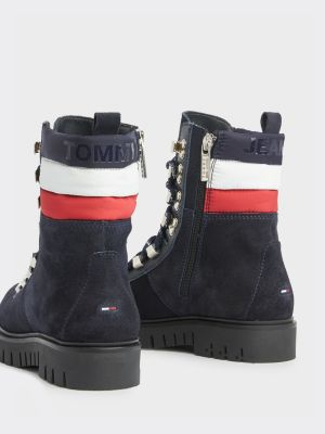 tommy hilfiger lace up boots