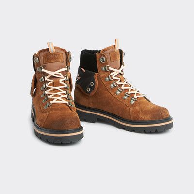 tommy jeans brown hiking boots