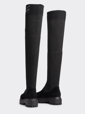 tommy hilfiger knee high boots