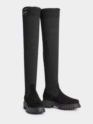 knee high boots tommy hilfiger