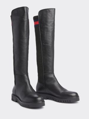 tommy hilfiger buckle high boot