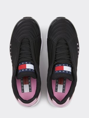 tommy hilfiger metallic trainers