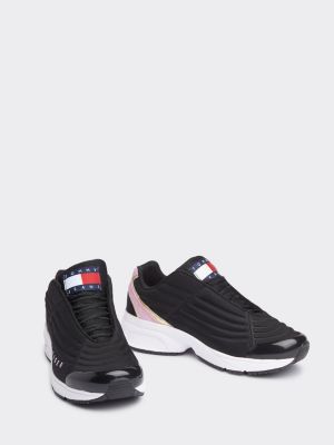 tommy hilfiger striped cuff boots