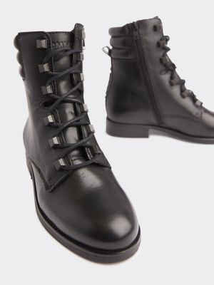 tommy jeans lace up boots