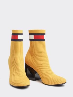 yellow tommy hilfiger boots