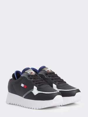 tommy hilfiger white high cleated sneaker trainers