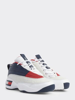 white tommy trainers