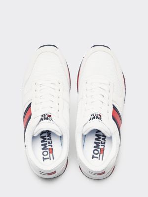 tommy jeans flag flatform trainers