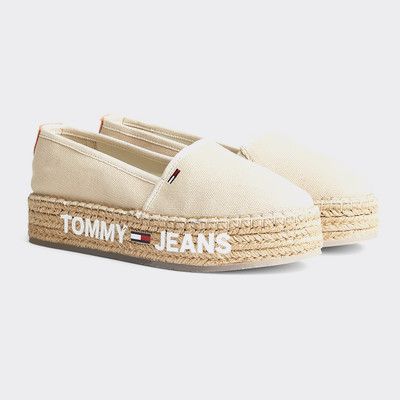 tommy hilfiger espadrilles beige