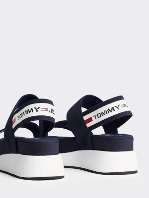tommy hilfiger platform slides