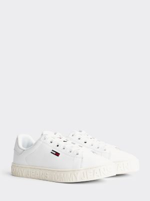 tommy jeans slip on logo trainers