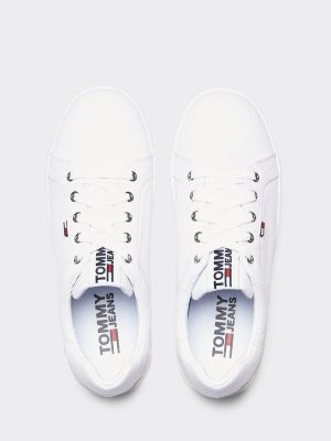 tommy jeans classic flag trainers