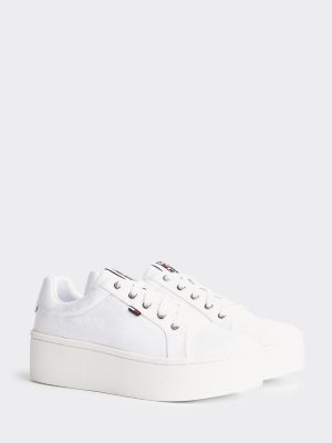 tommy jeans classic flag trainers