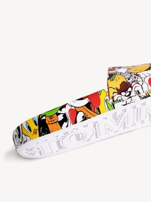 tommy hilfiger looney tunes slides