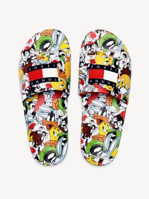 tommy jeans x looney tunes pool slide